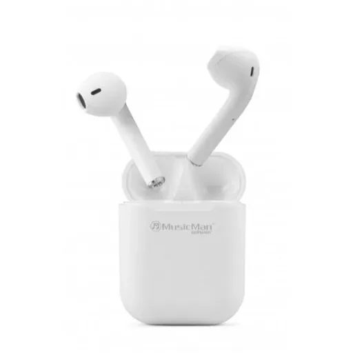 Wireless stereo in-ear headphones white