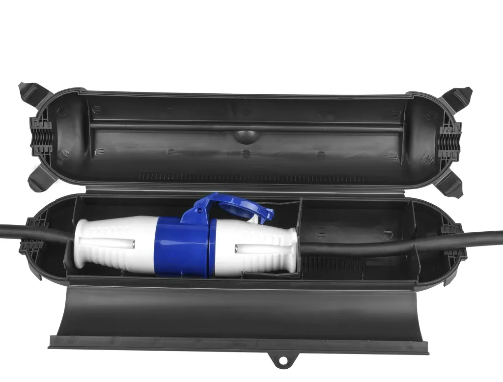 Safety box for CEE plug, IP44
