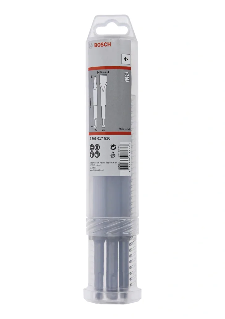 Chisel set 4-piece Standard 250 SDS-plus