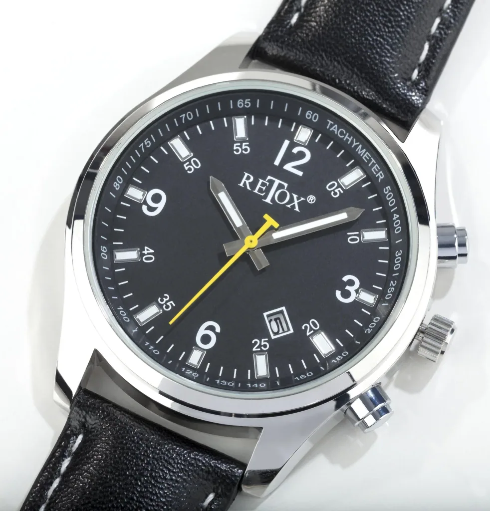 Watch set for him and her with date display
