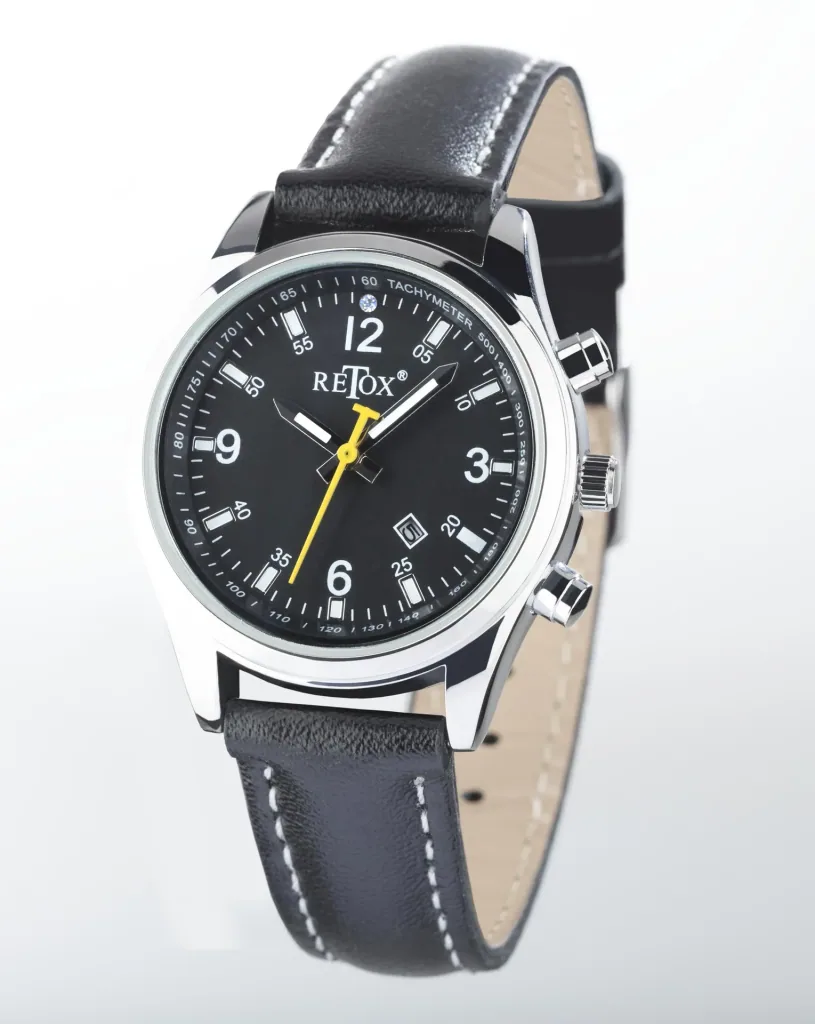 Watch set for him and her with date display