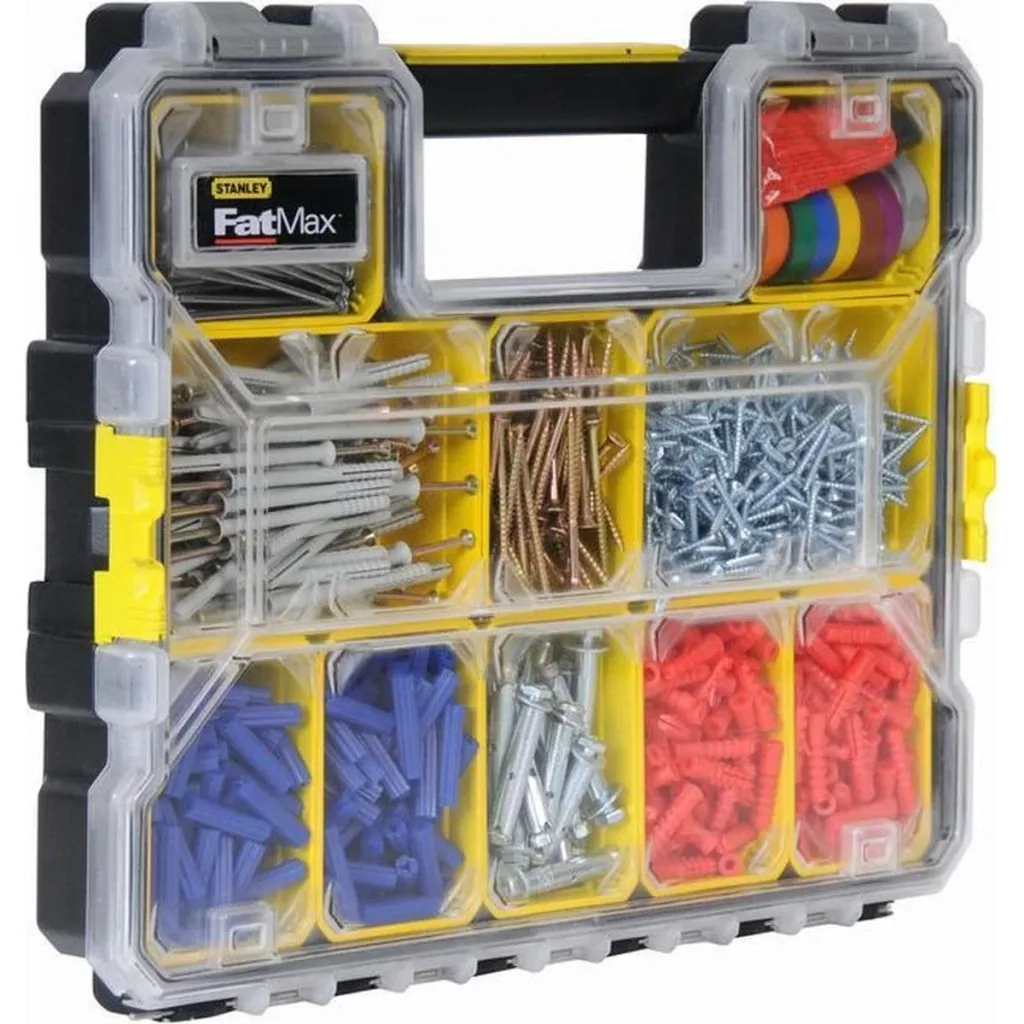 FatMax professional flat storage box - 10 storage compartments - 45 x 36 x 7 cm