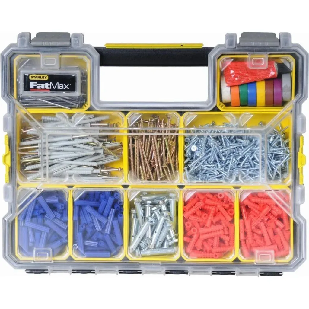 FatMax professional flat storage box - 10 storage compartments - 45 x 36 x 7 cm