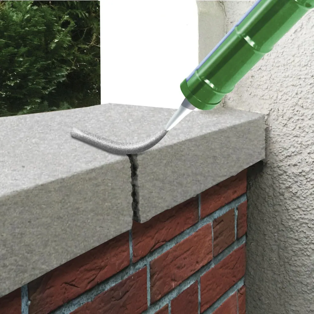 Repair mortar, Fix & Ready, cement grey, 300 ml cartridge