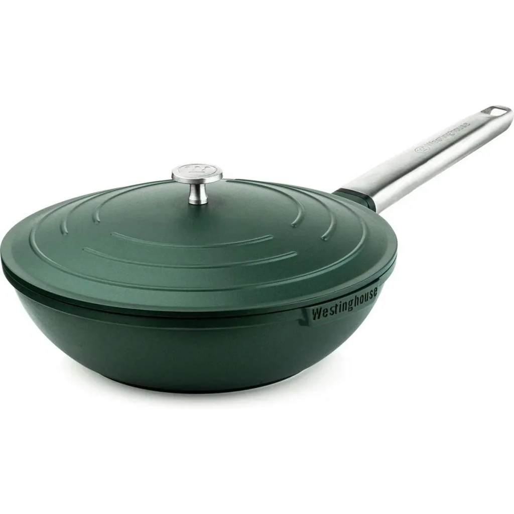 Performance Series Pots & Pans - Wok Pan 28 cm + Frying Pan 32 cm - Green