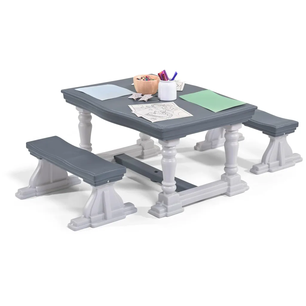 3 Piece Farmhouse Table & Bench Set
