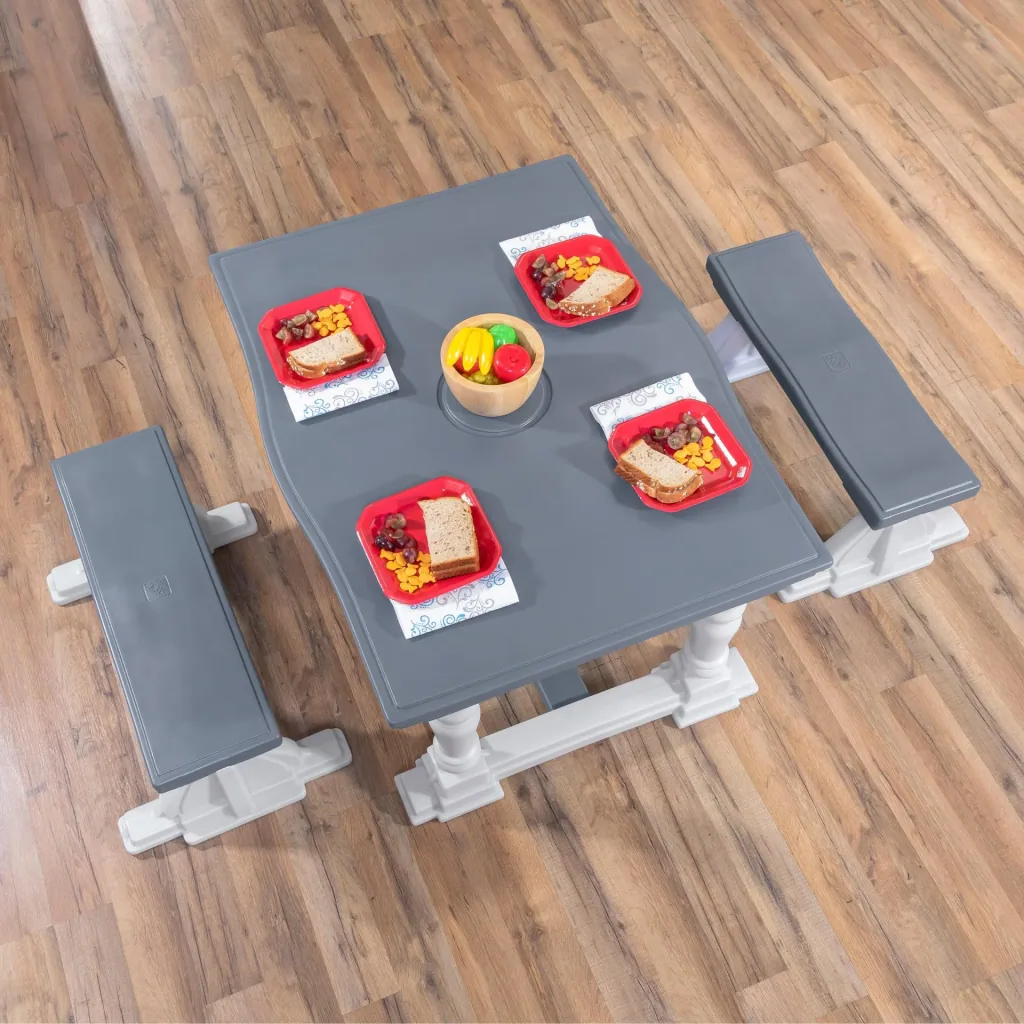 3 Piece Farmhouse Table & Bench Set