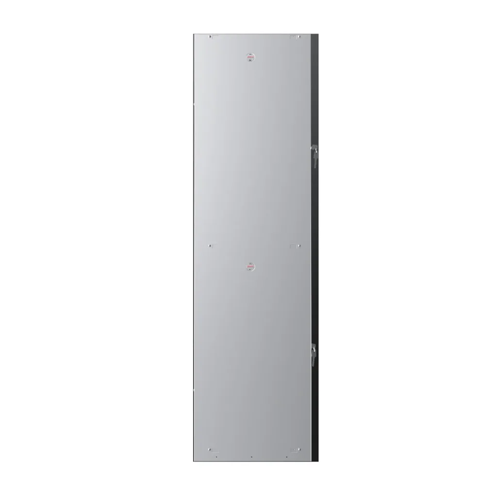 Locker PL Series - 2 doors with key locks, grey-red