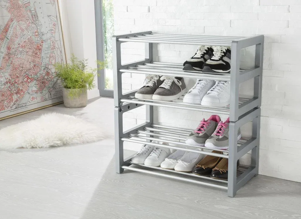 Shoe rack, stackable