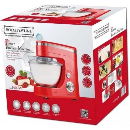 1400W - Food Processor - Red