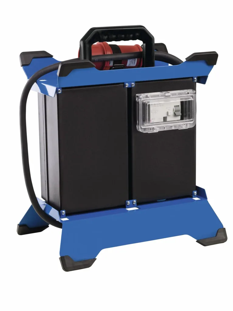 Stecky DUO 2 power distributor, 8x protective contact, 2x CEE400V/16A, 2x USB, phase indicator, FI40A, 3.4m