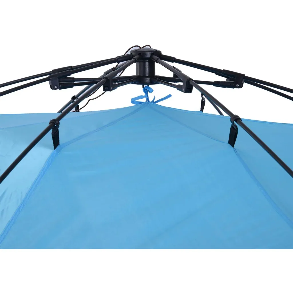 Automatic beach shelter pop up tent outdoor with floor window carrying bag 3 4 people 250 x 250 x 155 cm