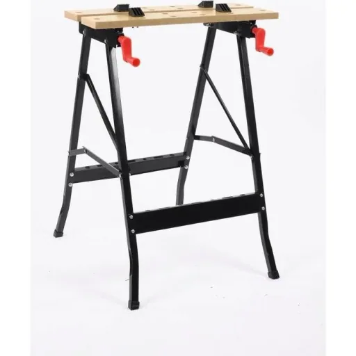 Workbench - Vice - Portable - Max. weight 100 kg - Can be adjusted to height and width