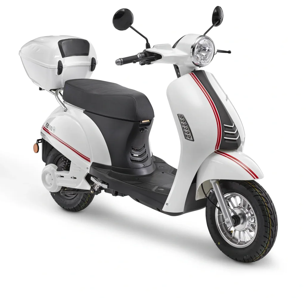 E-scooter Luxxon E3000, 45 km/h (moped class), white