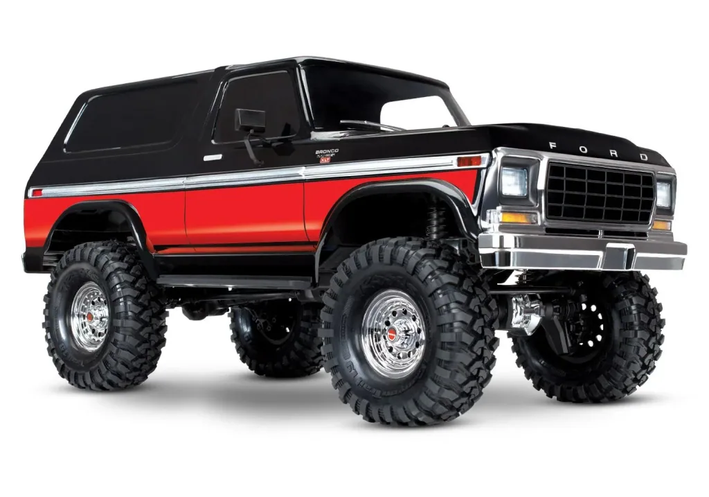 TRX-4 1979 Ford Bronco red (312mm wheelbase short) 2.4GHz (Link-capable) without battery, without charger