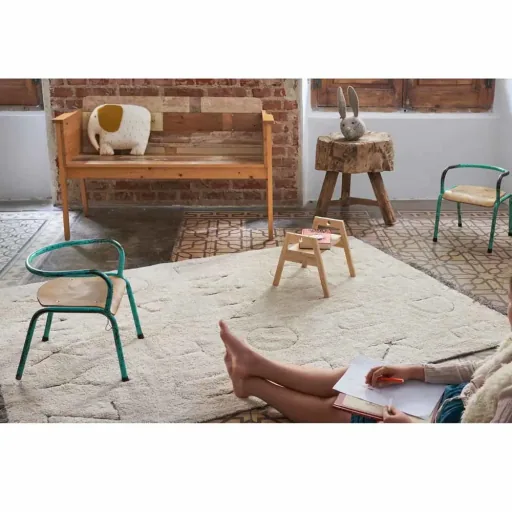 Lorena Canals tapijt ABC wasbaar & gerecycled, Maat: 140 x 200 cm