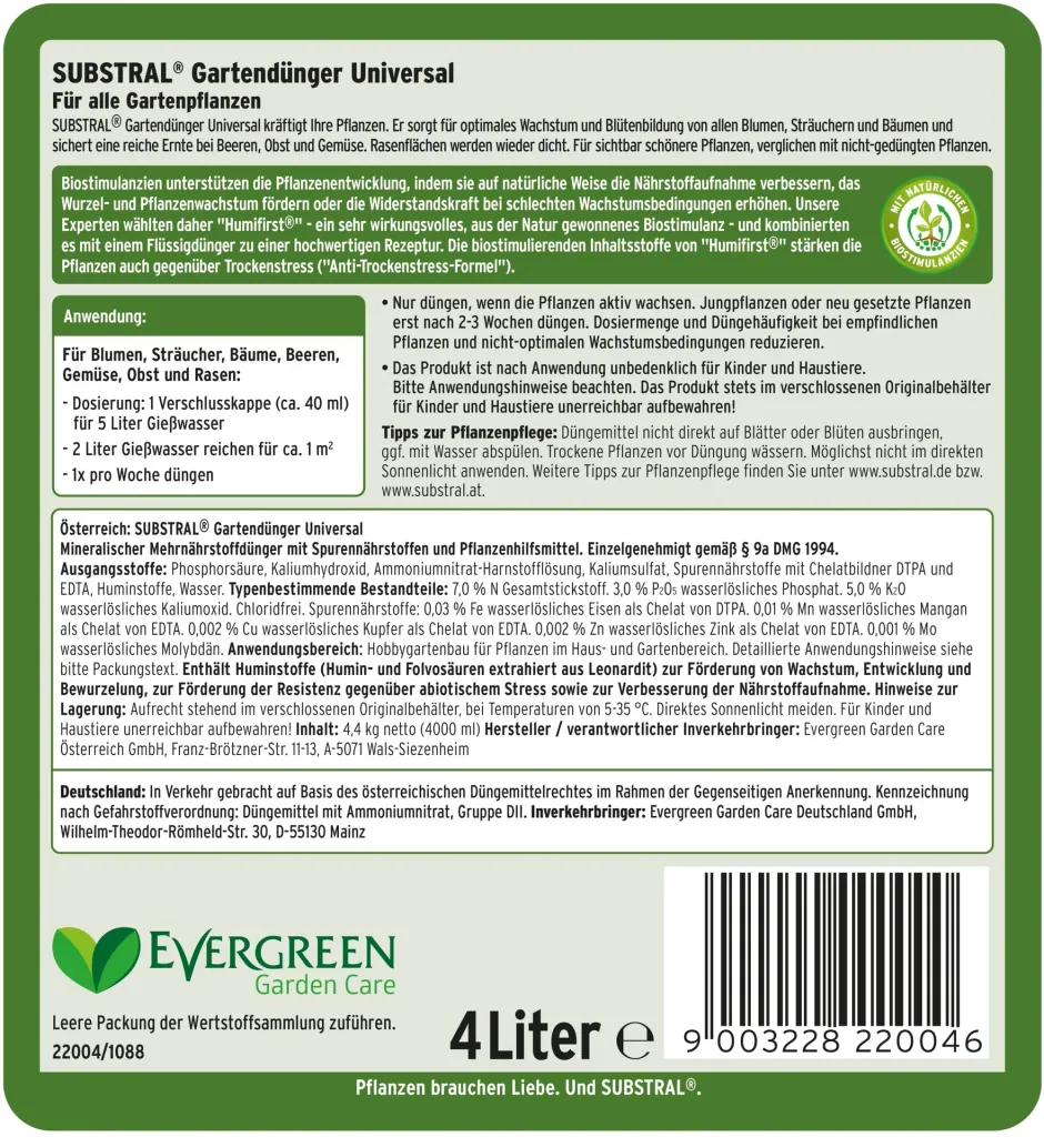 Universal garden fertilizer