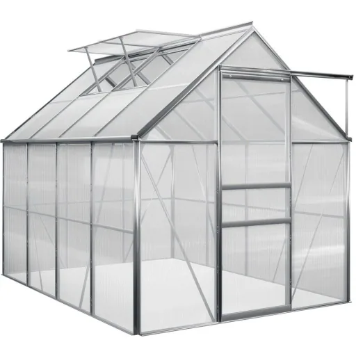 Aluminum greenhouse / winter garden 7.6m³ with 2 skylights
