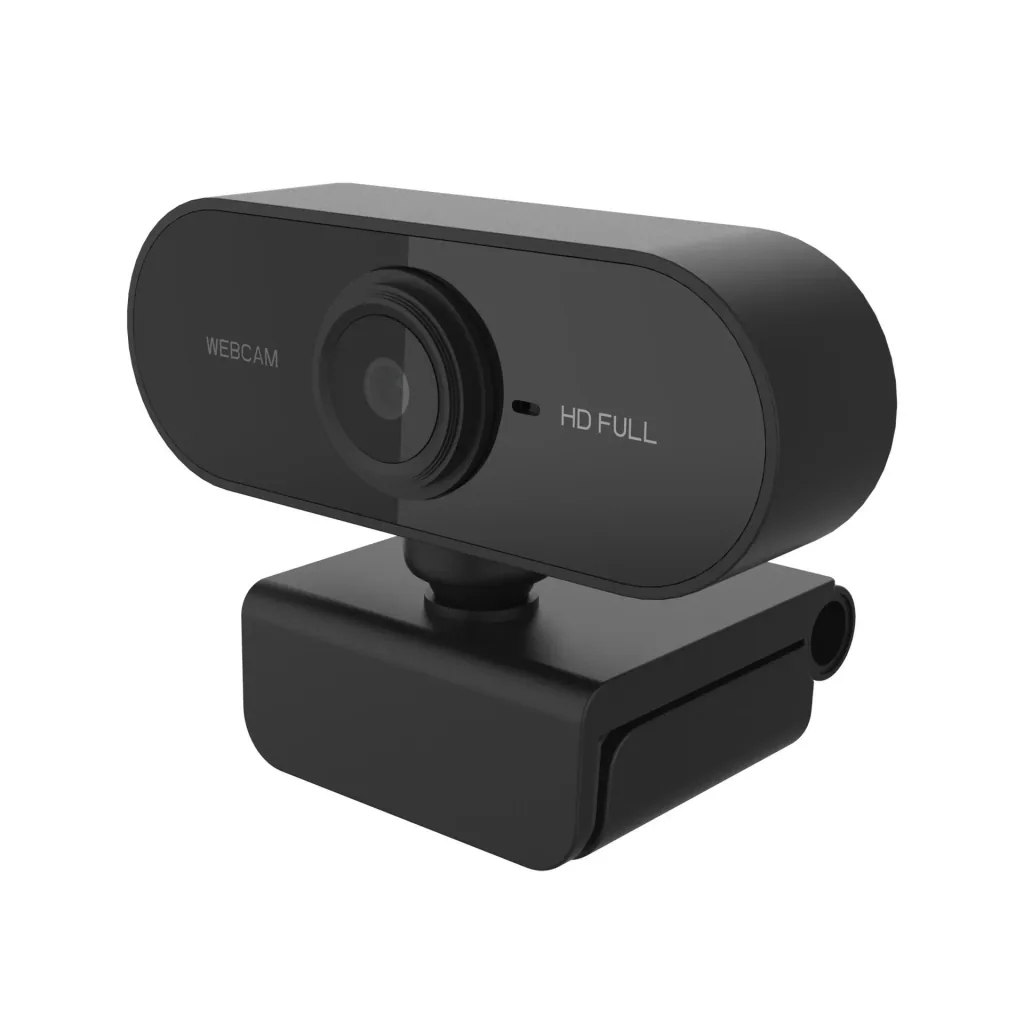 Webcam with 1 megapixel sensor, built-in microphone and monitor clip