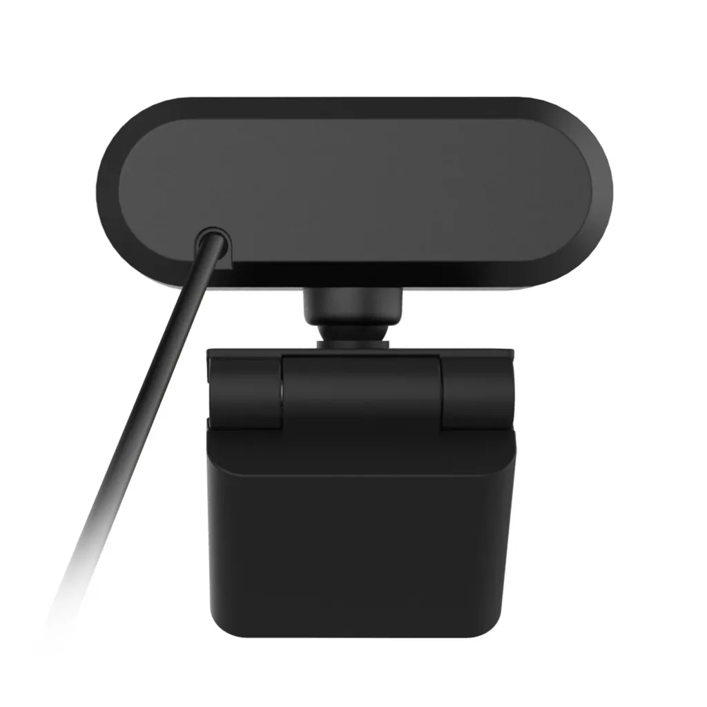 Webcam with 1 megapixel sensor, built-in microphone and monitor clip