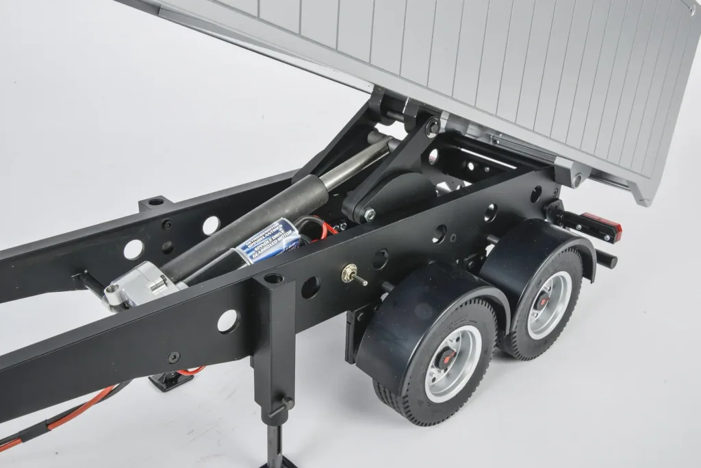 2-axle dump truck semi-trailer 1:14