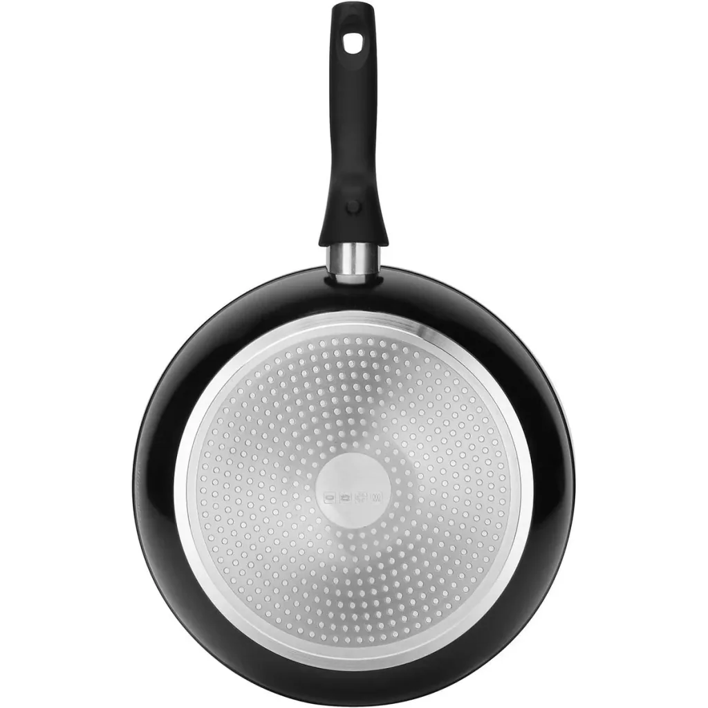 Frying pan - marble coating - 24 cm - black