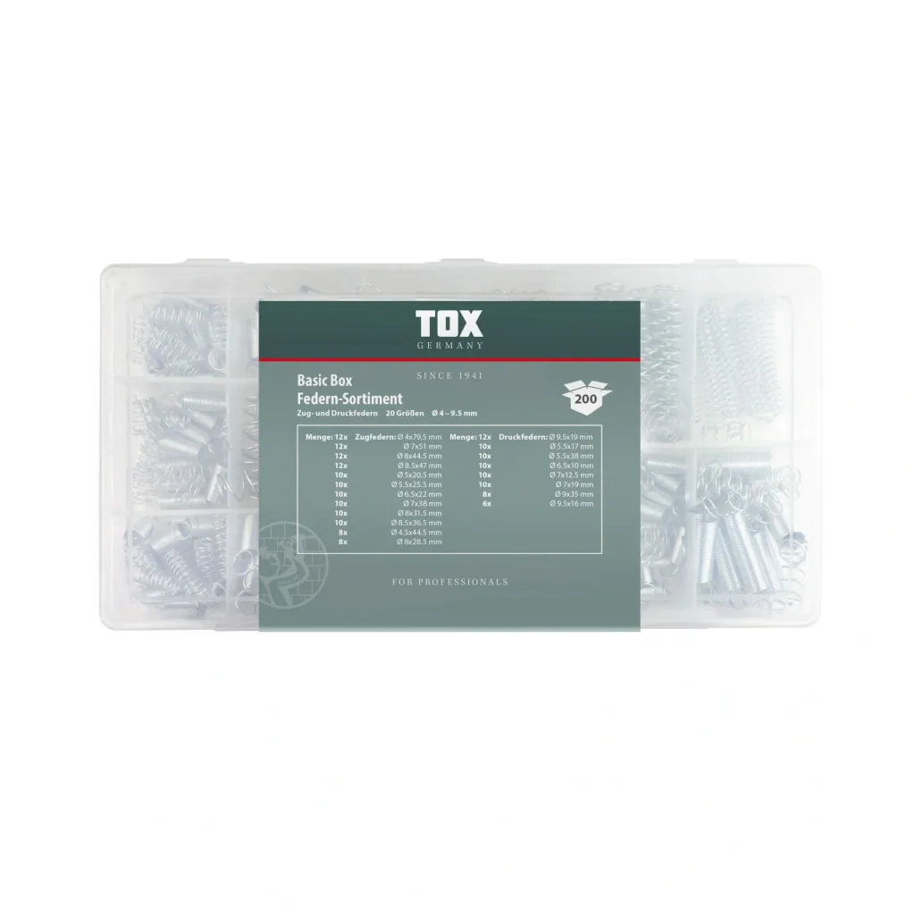 Springs - Assortment Basic Box 200 pieces