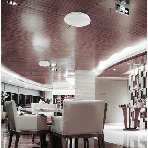 VT-8412-S LED ceiling light with star cover - 12W - 1200 lumens