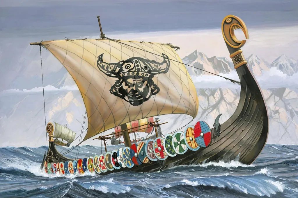 Model Set Viking Ship