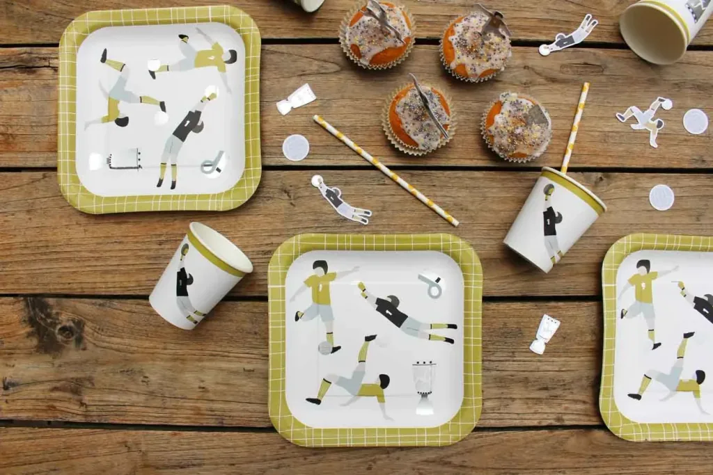 Ava & Yves cadeaupapier zakjes voetbal