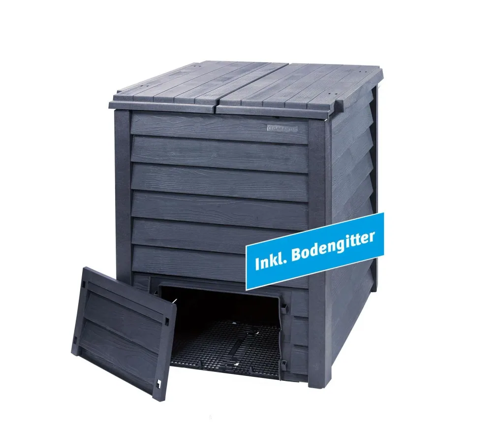 "Thermo-Wood" Composter, 400 Liter inclusive Bodengitter
