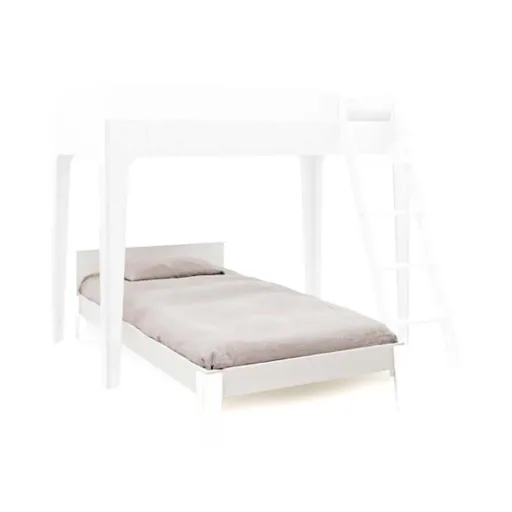 Oeuf Baars berken zolderbed/stapelbed/éénpersoonsbed