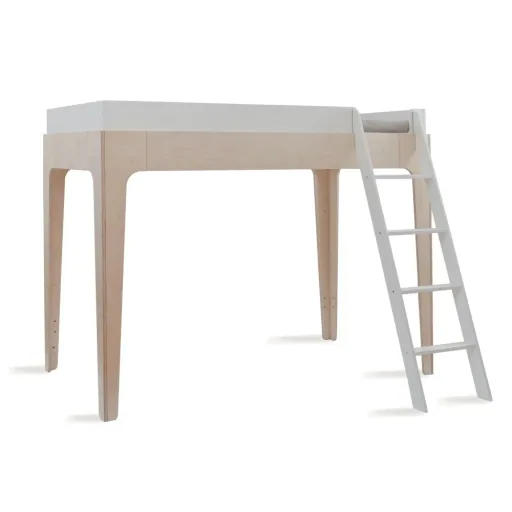 Oeuf Baars berken zolderbed/stapelbed/éénpersoonsbed