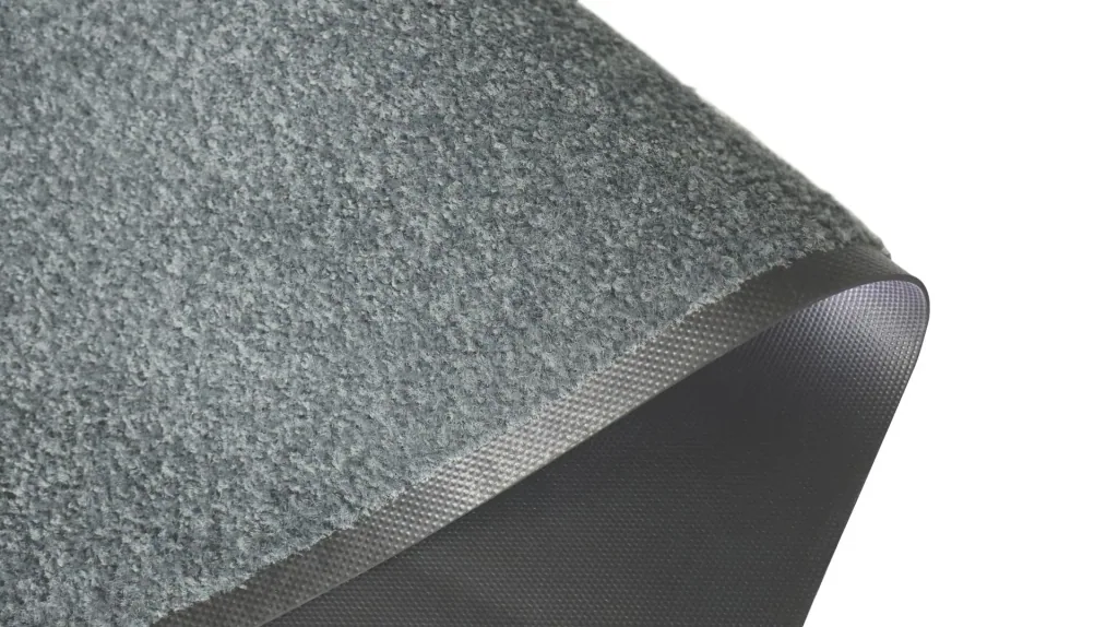 Antibacterial doormat with non-slip rubber coating