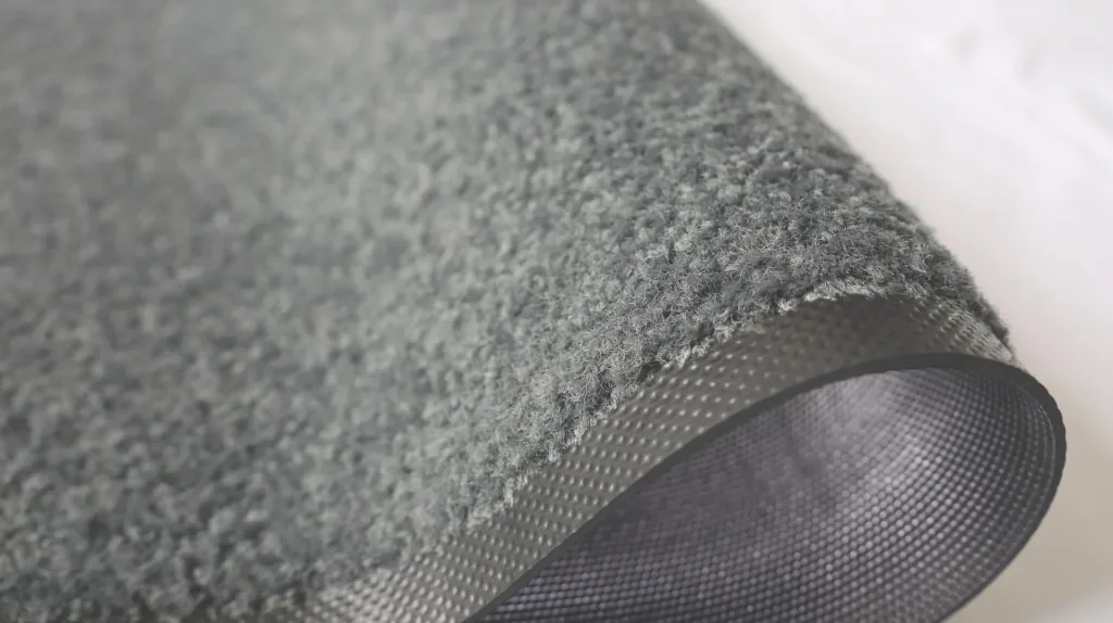 Antibacterial doormat with non-slip rubber coating