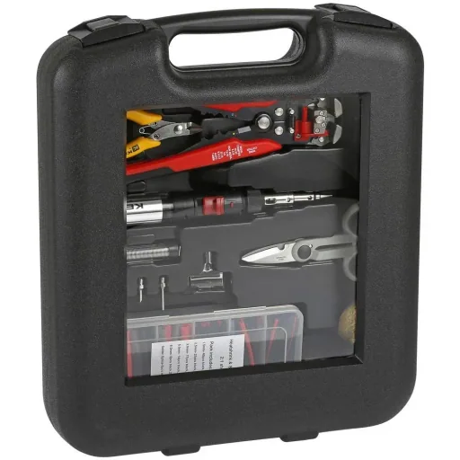 Professional soldering kit with rechargeable micro torch - 12 pieces