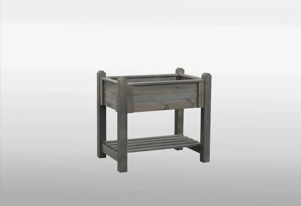 Solid herb bed, grey, small