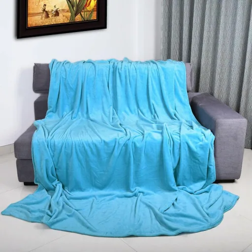 Blanket - 250g - 240x220cm - light blue