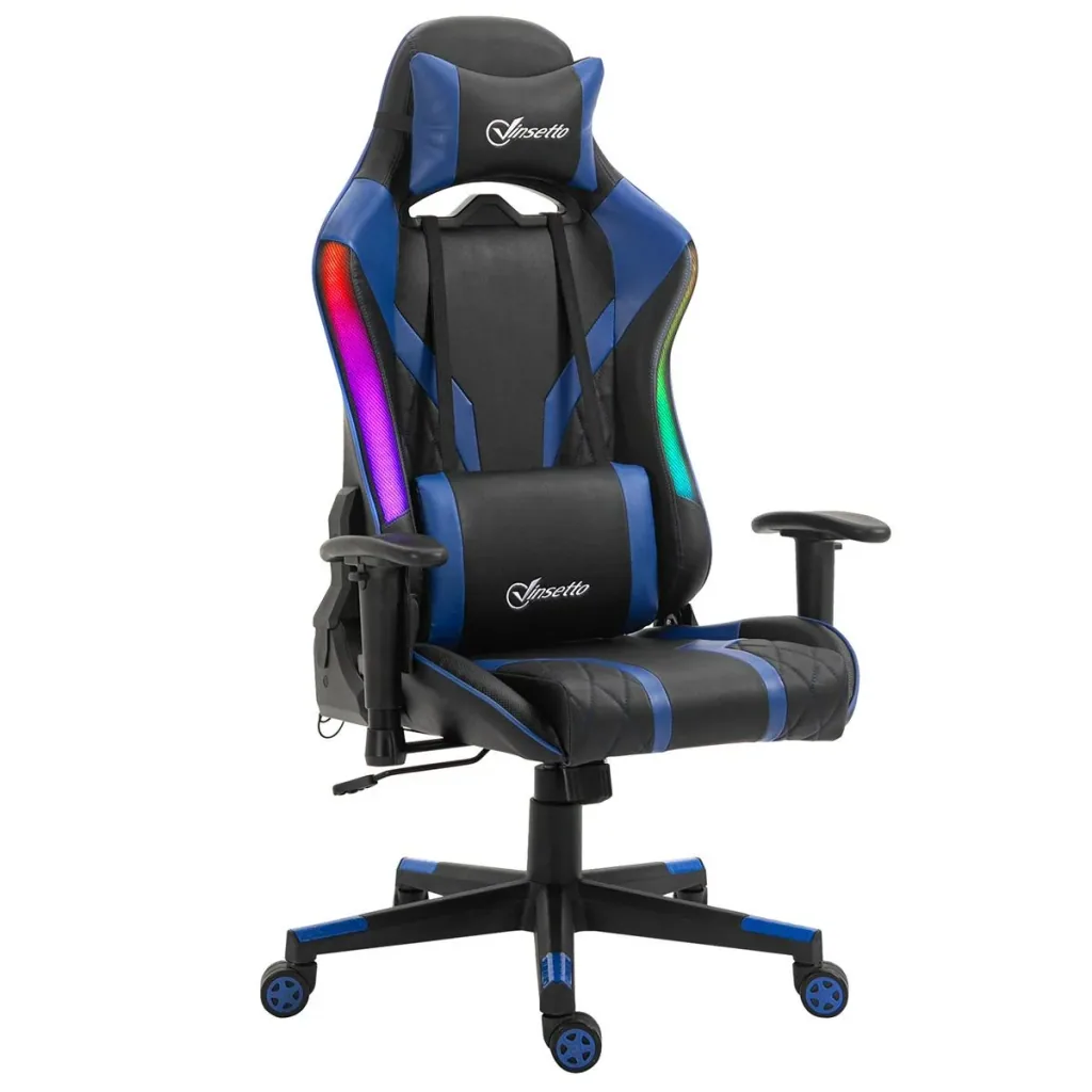 Gamingstuhl 70 cm x 57,5 cm x 136 cm