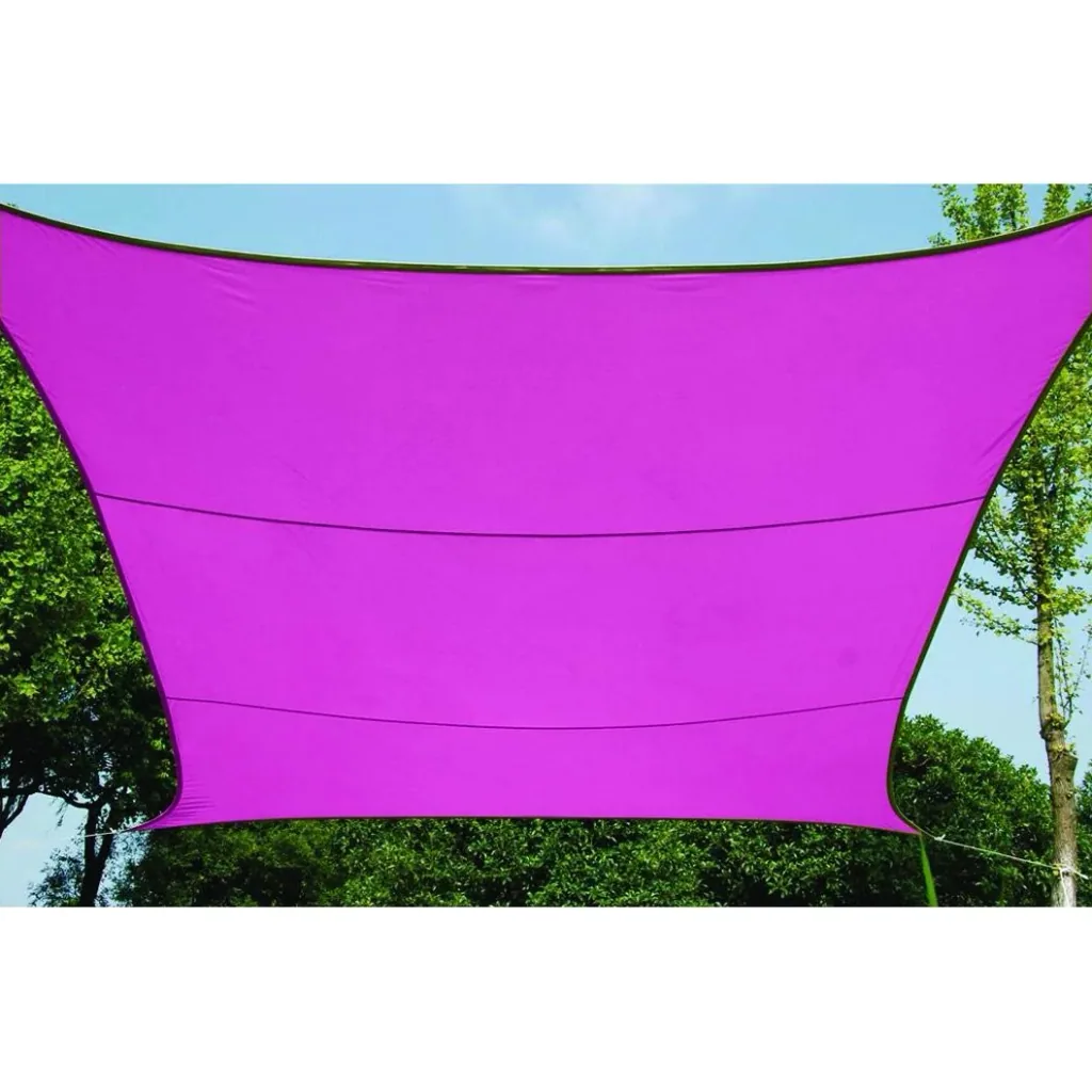 Sun sail - square - 5 x 5 m - fuchsia