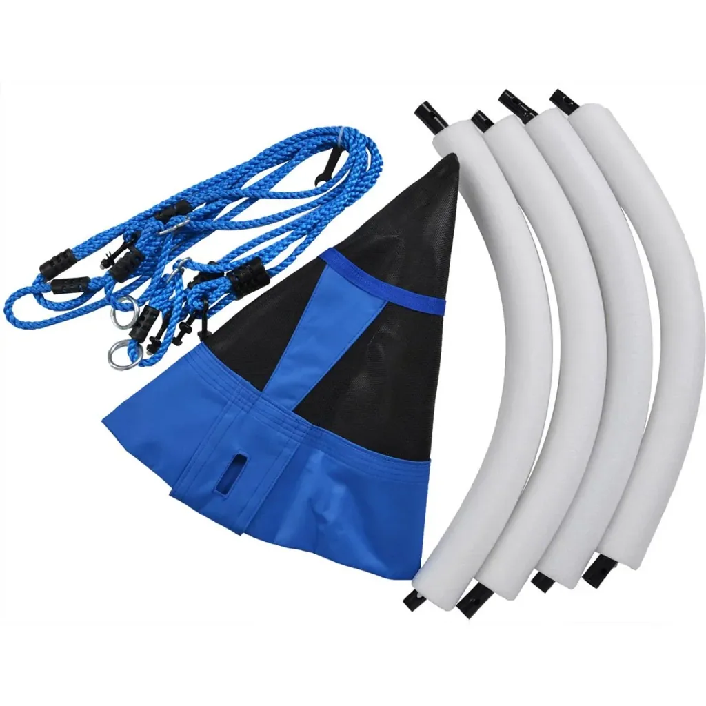 Round swing for children blue