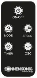 Fan - Dubai with remote control