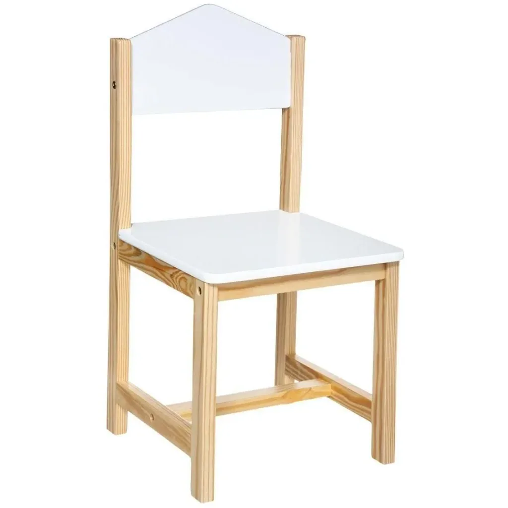 NL SET - Children's desk and chair - White