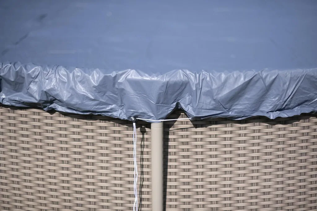 Active Frame Pool Ø457 x 106 cm rattan braun