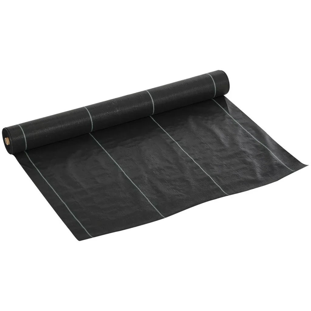 Weed fleece anti-weed fabric ribbon fabric tear-resistant ground cover 100g/m² subsoil fabric with green partition walls wa