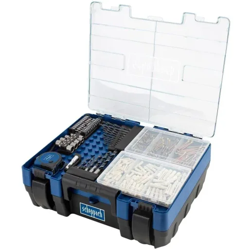Cordless drill/driver set 20V - Incl. 2x 2Ah batteries, charger, case, 206 battery pack, screwdriver set