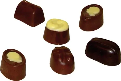 Christmas place setting, 3-piece, filled with 100 g of chocolates