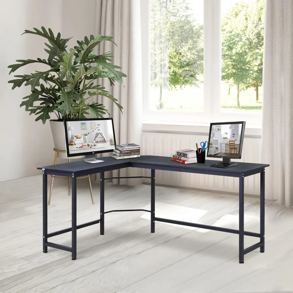 Corner desk black