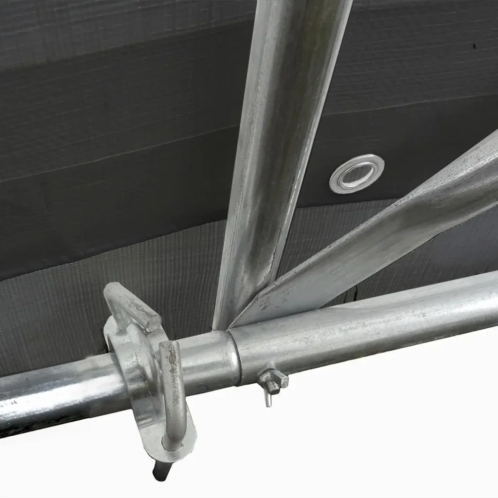 Mobile motorcycle / scooter garage - grey