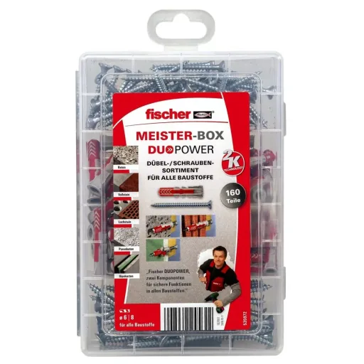 Dowel/screw assortment, MEISTER-BOX DUOPOWER + screw